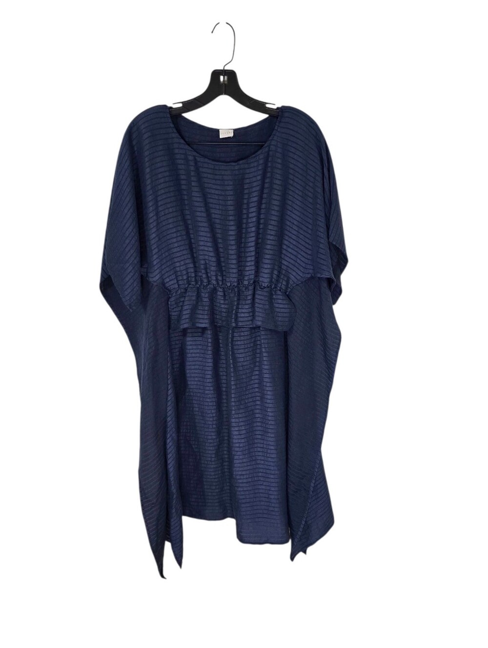 Poetry Navy Silk Caftan Dress Women's US 2
